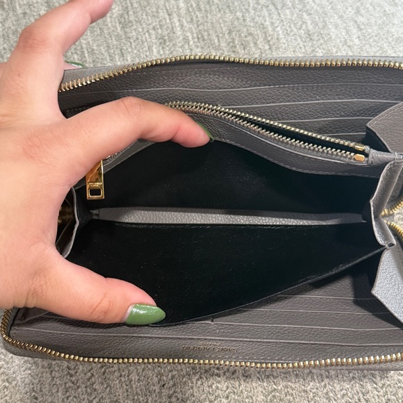 Yves Saint Laurent Gray Gold Wallet Sophisticated Design - Picture 13 of 16